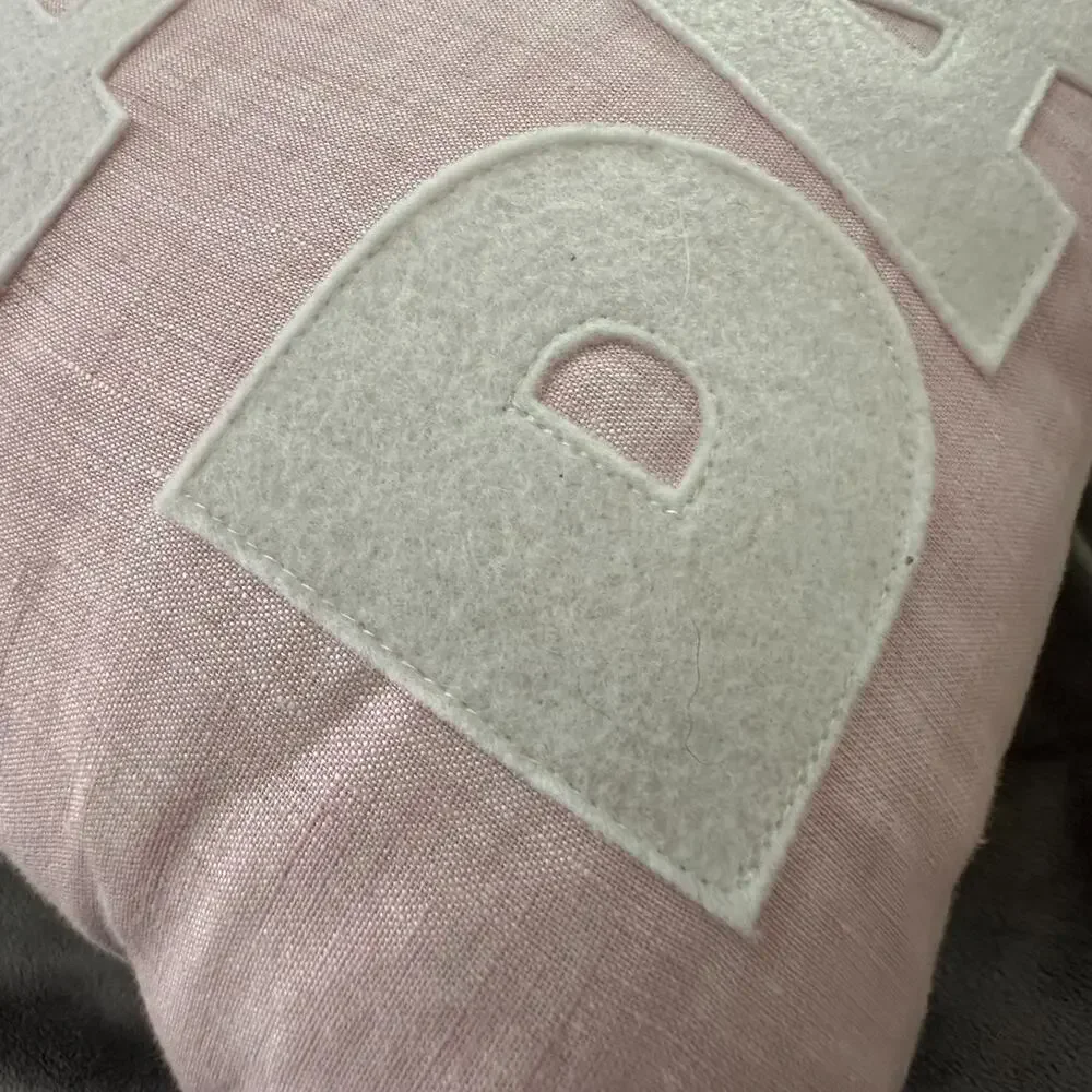 Alexandra Ferguson Pillow Pink Rose All Day Throw Accent Wine Shabby Decor